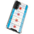 Chicago Flag Light Wood Galaxy S21 FE Clear Case